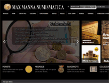 Tablet Screenshot of maxmannanumismatica.com